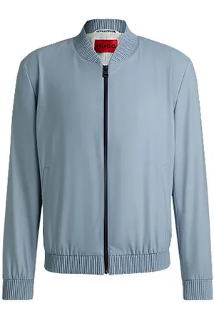 HUGO BOSS Slim-fit jacket in a stretch-wool blend