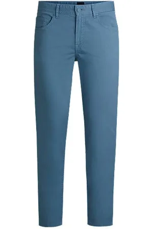 HUGO BOSS Maine regular-fit trousers in stretch-cotton twill