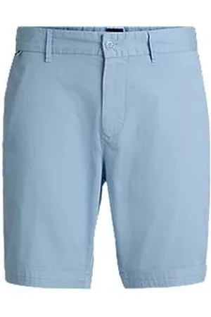 HUGO BOSS Slim-fit shorts in stretch-cotton twill