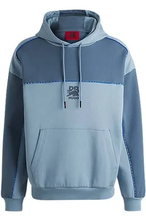 HUGO BOSS X RB cotton-blend hoodie with piping details