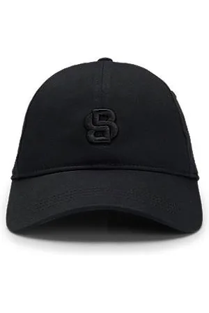 HUGO BOSS Cotton cap with embroidered Double B monogram
