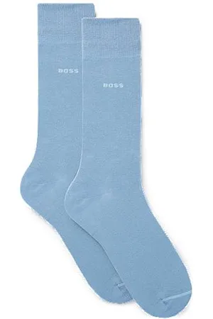 HUGO BOSS Two-pack of cotton-blend regular-length socks