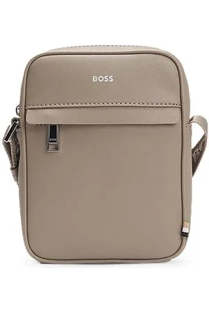 HUGO BOSS Reporter bag with signature stripe and logo detail