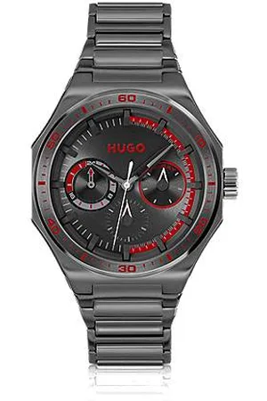 HUGO BOSS Black-plated watch with tonal dial