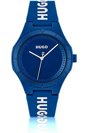 HUGO BOSS Watch with silicone logo strap