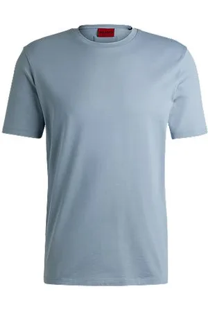 HUGO BOSS Slim-fit T-shirt with mercerised cotton