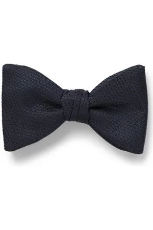 HUGO BOSS Silk-blend bow tie with jacquard pattern