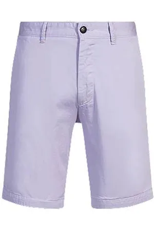 HUGO BOSS Slim-fit shorts in stretch-cotton twill