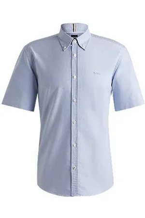 HUGO BOSS Button-down regular-fit shirt in Oxford cotton