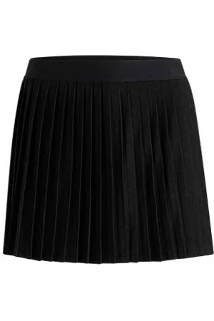 HUGO BOSS Active skirt in jersey with monogram jacquard