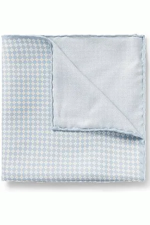 HUGO BOSS Silk pocket square with digital print