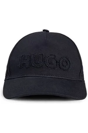 HUGO BOSS Cotton-twill cap with raw-edge logo