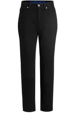 HUGO BOSS Mom-fit jeans in rinse-wash denim