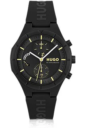 HUGO BOSS Watch with silicone logo strap
