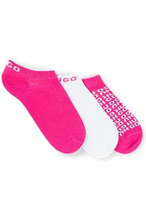 HUGO BOSS Three-pack of ankle socks with contrast logos