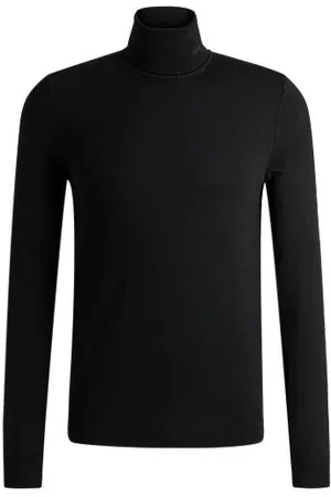 HUGO BOSS Regular-fit rollneck sweater in virgin wool
