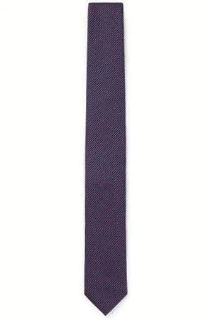 HUGO BOSS Micro-dot tie in silk jacquard