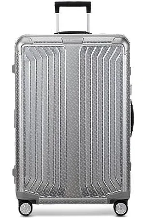 HUGO BOSS X Samsonite aluminium suitcase 76cm