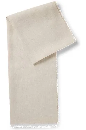 HUGO BOSS BECKHAM x lightweight two-tone scarf with linen