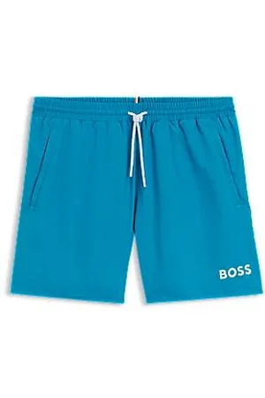 HUGO BOSS Quick-drying swim shorts with contrast details