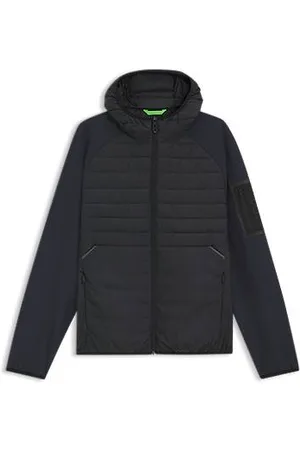 HUGO BOSS Water-repellent jacket with zipped sleeve pocket