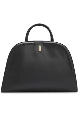 HUGO BOSS Ariell tote bag in grained leather with detachable strap