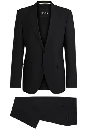 HUGO BOSS Regular-fit suit in stretch virgin wool