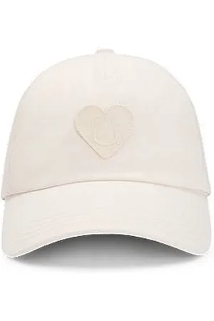 HUGO BOSS Cotton-twill cap with Happy embroidery