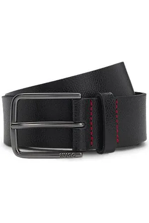 HUGO BOSS Leather belt with pin buckle