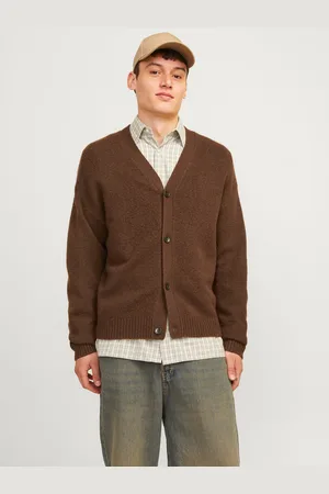 JACK & JONES Plain Knitted Cardigan