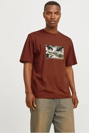 JACK & JONES Printed Crew Neck T-shirt