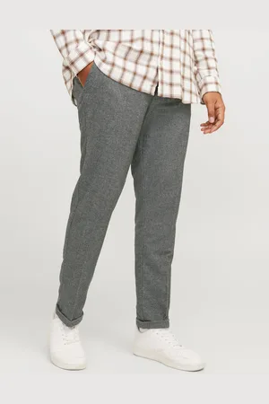JACK & JONES Plus Size Regular Fit Slim Fit Trousers