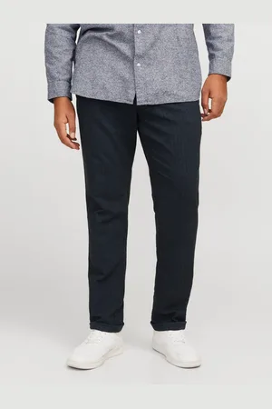 JACK & JONES Plus Size Regular Fit Slim Fit Trousers