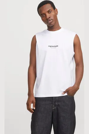 JACK & JONES 2-pack Printed Crew Neck Tank Top
