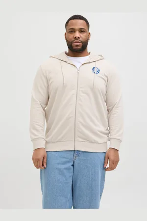 JACK & JONES Plus Size Printed Hoodie