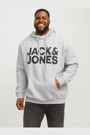 JACK & JONES Plus Size Logo Hoodie