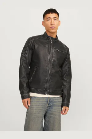 JACK & JONES Synthetic Leather Jacket
