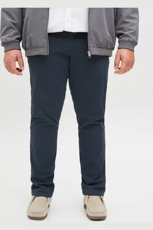 JACK & JONES Plus Size Regular Fit Slim Fit Trousers