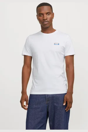 JACK & JONES 3-pack Printed Round Neck T-shirt