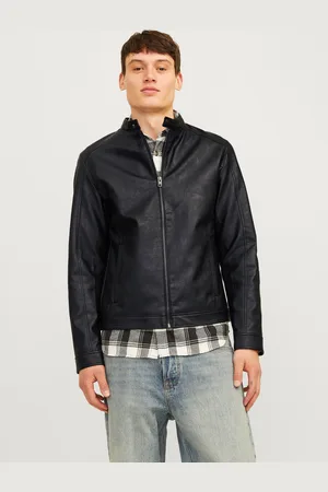 JACK & JONES Synthetic Leather Jacket