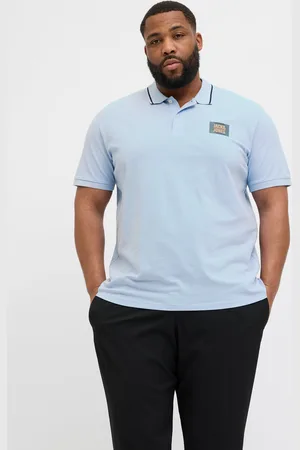 JACK & JONES Plus Size Printed Polo