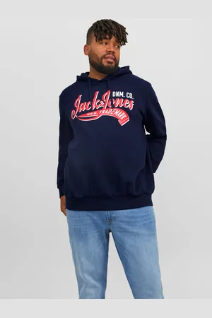 JACK & JONES Plus Size Logo Hoodie