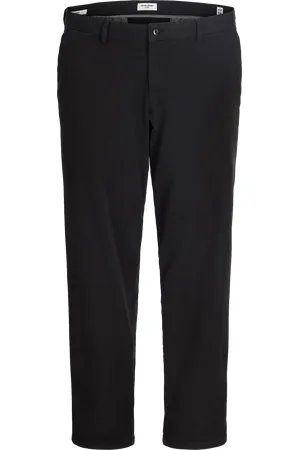 JACK & JONES Loose Fit Mid Rise Plus Chinos