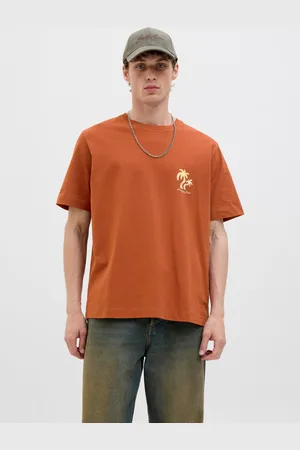JACK & JONES Printed Crew Neck T-shirt