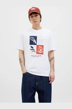 JACK & JONES Printed Crew Neck T-shirt