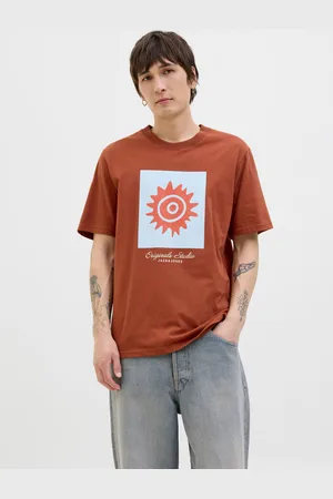 JACK & JONES Printed Crew Neck T-shirt