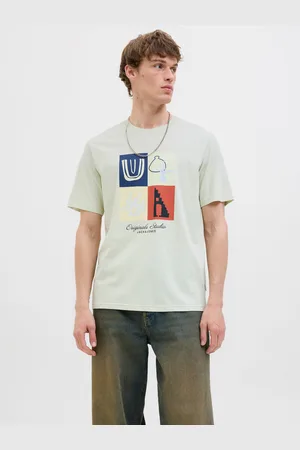 JACK & JONES Printed Crew Neck T-shirt