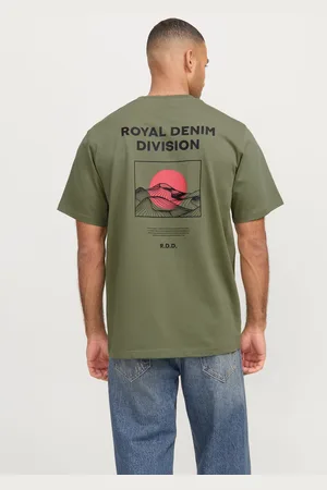 R.D.D. ROYAL DENIM DIVISION Backprintet Round Neck T-shirt