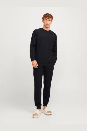 JACK & JONES Plain Round Neck Loungewear Set