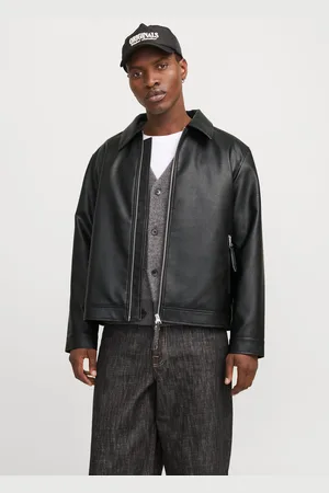 JACK & JONES Synthetic Leather Jacket